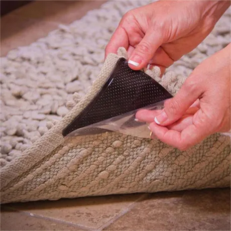 Zestaw 8 sztuk podkładki antypoślizgowe pod dywan 15338