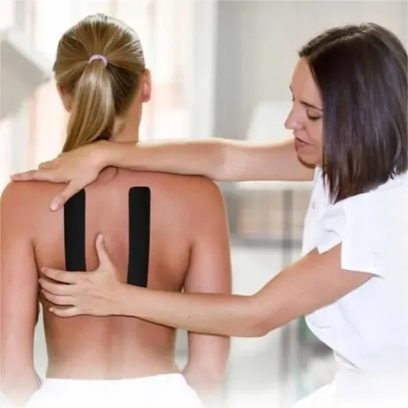 Taśma kinezjologiczna tejpy 5m czarna 14443_CZ