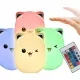 Lampka nocna dla dzieci kotek usb rgb + pilot 24085