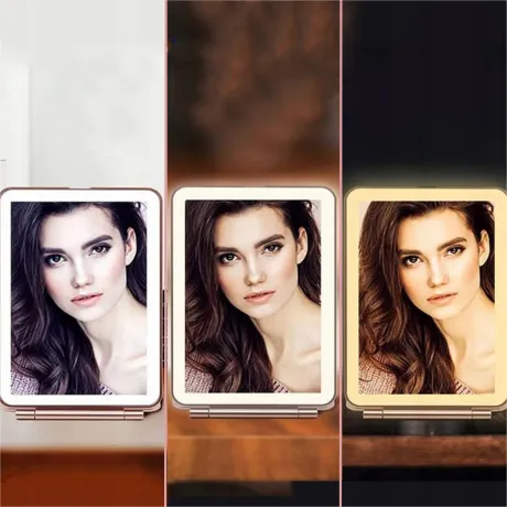 Lusterko kosmetyczne do makijażu LED podświetlane 24420_B