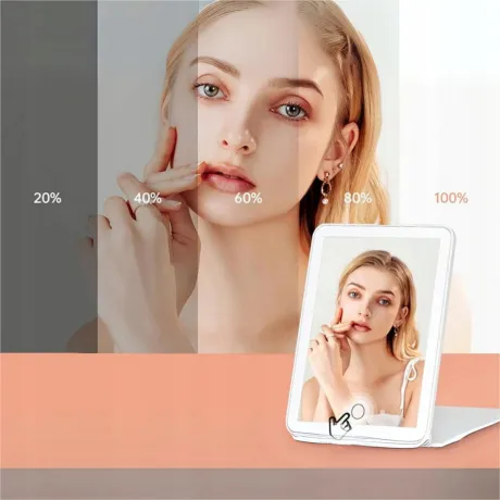 Lusterko kosmetyczne do makijażu LED podświetlane 24420_B