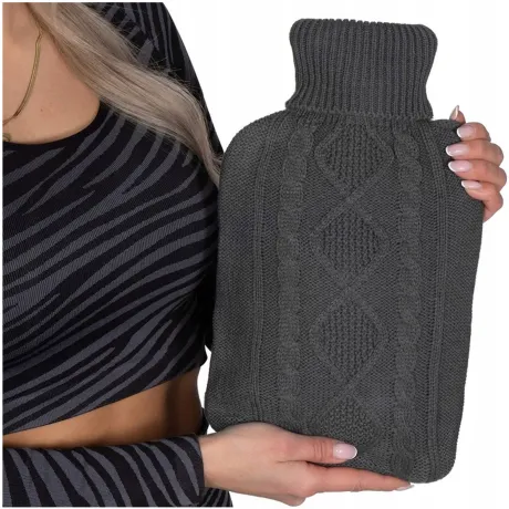 Termofor na wodę rozgrzewający do domu 2l poliester 27341