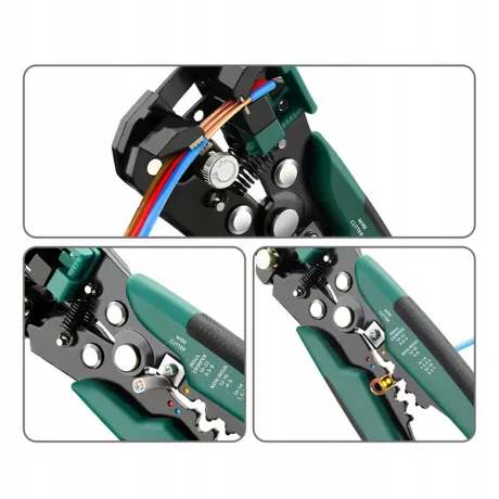 Szczypce do ściągania izolacji cięcia przewodów automatyczne tnące 0,2-6 mm SP100