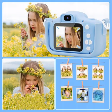 Aparat fotograficzny dla dzieci + smycz 18258_N