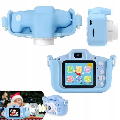 Aparat fotograficzny dla dzieci + smycz 18258_N