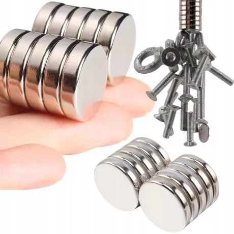 Magnes neodymowy 10 x 2 mm mocny zestaw 10 sztuk 01961