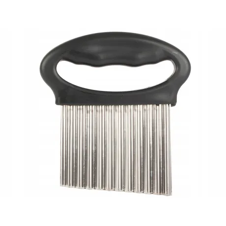 Nóż kuchenny do krojenia frytek karbowany falowany 07149