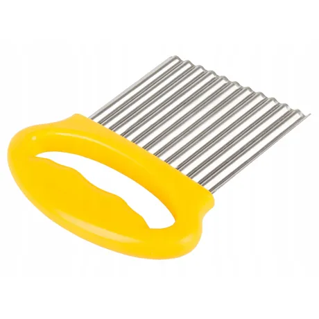 Nóż kuchenny do krojenia frytek karbowany falowany 07149