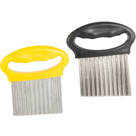 Nóż kuchenny do krojenia frytek karbowany falowany 07149