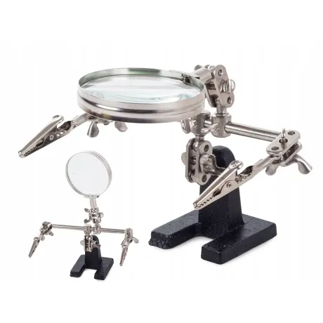 Trzecia ręka uchwyt do lutowania napraw z lupą 09050