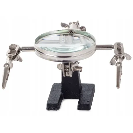 Trzecia ręka uchwyt do lutowania napraw z lupą 09050