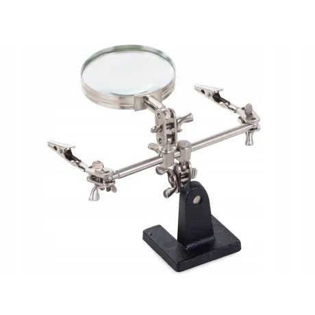 Trzecia ręka uchwyt do lutowania napraw z lupą 09050