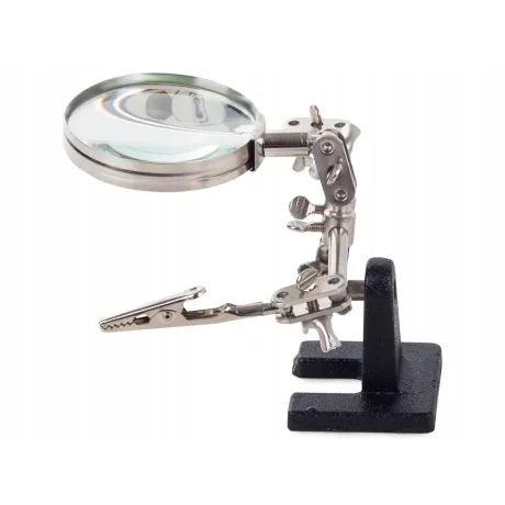 Trzecia ręka uchwyt do lutowania napraw z lupą 09050