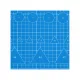 Samoregenerująca mata do cięcia dwustronna 30 x 45 cm niebieska 11353_N