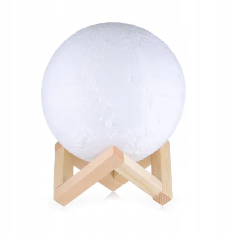 Lampka nocna księżyc 3D LED RGB akumulator 15704