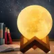 Lampka nocna księżyc 3D LED RGB akumulator 15704