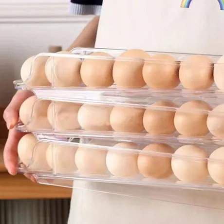 Organizer plastikowy na jajka podwójny 07223