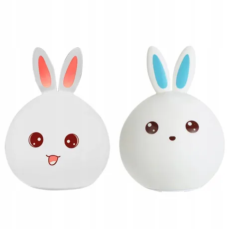 Lampka nocna królik USB kolorowa 24072