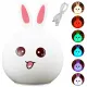 Lampka nocna królik USB kolorowa 24072