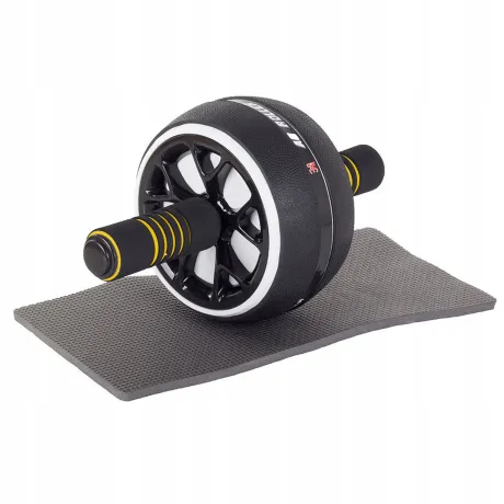 Wałek roller do ćwiczeń mięśni brzucha + mata 14312