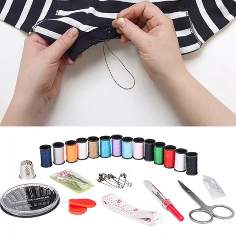 Zestaw do szycia w etui krawiecki turystyczny 01696