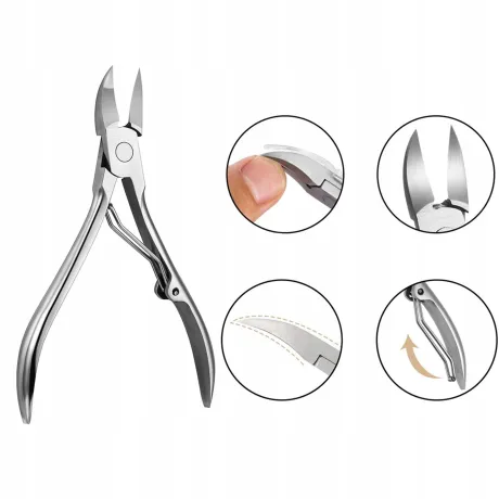 Zestaw na wrastające paznokcie cążki klamra pilnik 01880