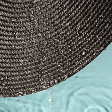 Okrągła podkładka na stół brązowa 27105