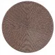 Okrągła podkładka na stół brązowa 27105