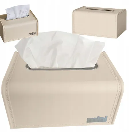 Organizer na chusteczki higieniczne beżowy 27329