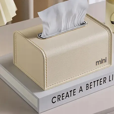 Organizer na chusteczki higieniczne beżowy 27329