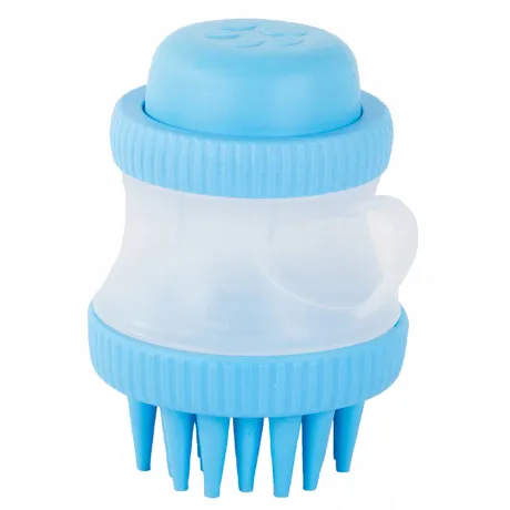 Szczotka myjąca dla psa kota z dozownikiem 19297