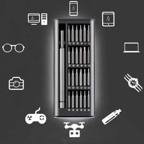 Zestaw śrubokrętów magnetycznych 24 bity+ etui 11481