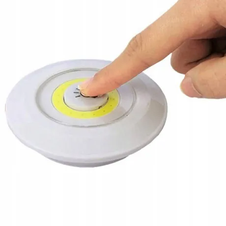 Lampka bezprzewodowa LED COB 3 sztuki + pilot 15709