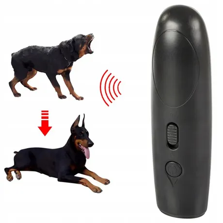 Ultradźwiękowy odstraszacz psów 2w1 24309
