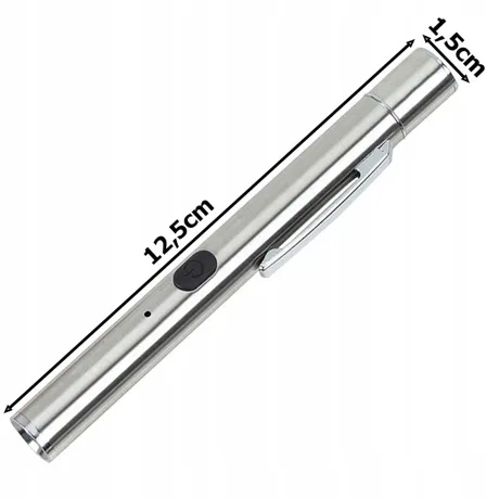 Latarka UV LED kieszonkowa akumulatorowa 08361