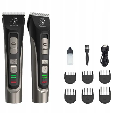 Maszynka akumulatorowa do strzyżenia zwierząt psy koty + akcesoria PC01