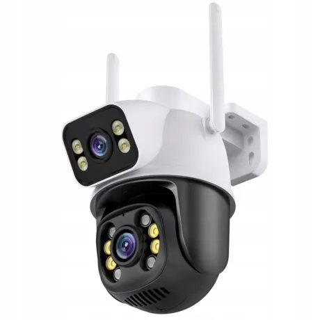 Kamera zewnętrzna obrotowa z WiFi detekcja diody 2x3MPX A28