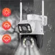 Kamera zewnętrzna obrotowa z WiFi detekcja diody 2x3MPX A28