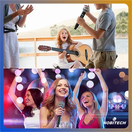 Zestaw dwóch mikrofonów dynamicznych bezprzewodowych + odbiorniki DM02