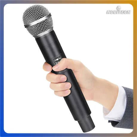 Zestaw dwóch mikrofonów dynamicznych bezprzewodowych + odbiorniki DM02