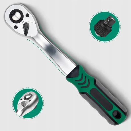 Zestaw narzędzi grzechotka w komplecie z bitami walizka 53 elementy TK02