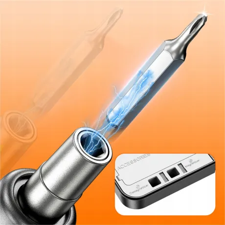 Śrubokręt elektryczny akumulatorowy precyzyjny 38 bitów etui ES100