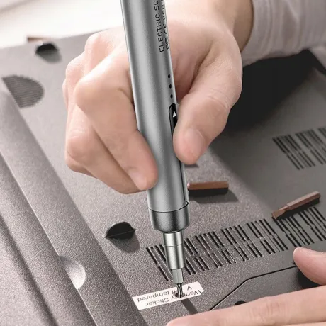 Śrubokręt elektryczny akumulatorowy precyzyjny 38 bitów etui ES100