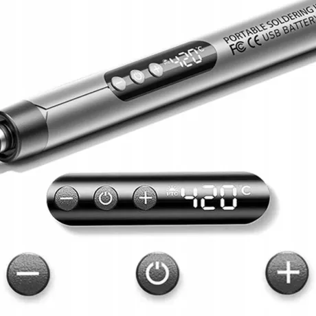 Lutownica bezprzewodowa precyzyjna 420°C USB-C SI02