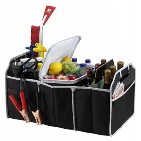 Składany organizer do bagażnika samochodowego z 3 przegrodami 15194