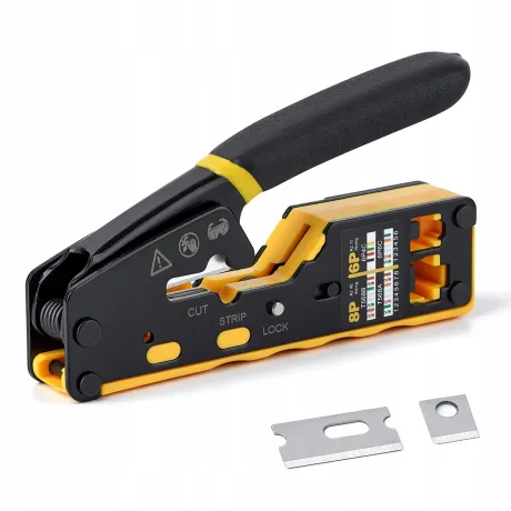 Narzędzie wielofunkcyjne zaciskarka kabli sieciowych RJ