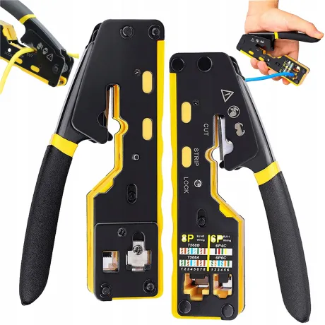 Narzędzie wielofunkcyjne zaciskarka kabli sieciowych RJ