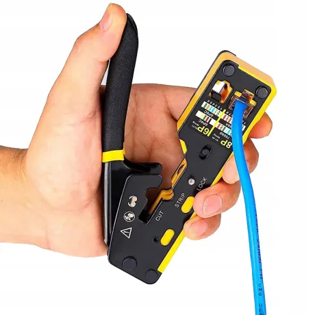 Narzędzie wielofunkcyjne zaciskarka kabli sieciowych RJ