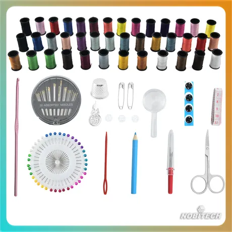 Zestaw do szycia igły nici akcesoria przybornik TS100