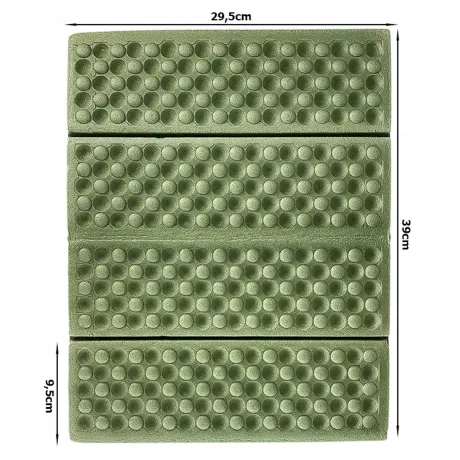 Mata piankowa składana turystyczna zielona 14387_Z